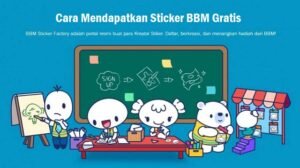 Cara Mendapatkan Sticker BBM Gratis